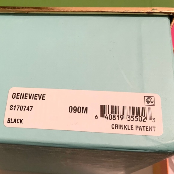 KATE SPADE Genevieve Black Patent Leather Loafers Slip On Flats Casual Shoes 9 - Picture 10 of 10